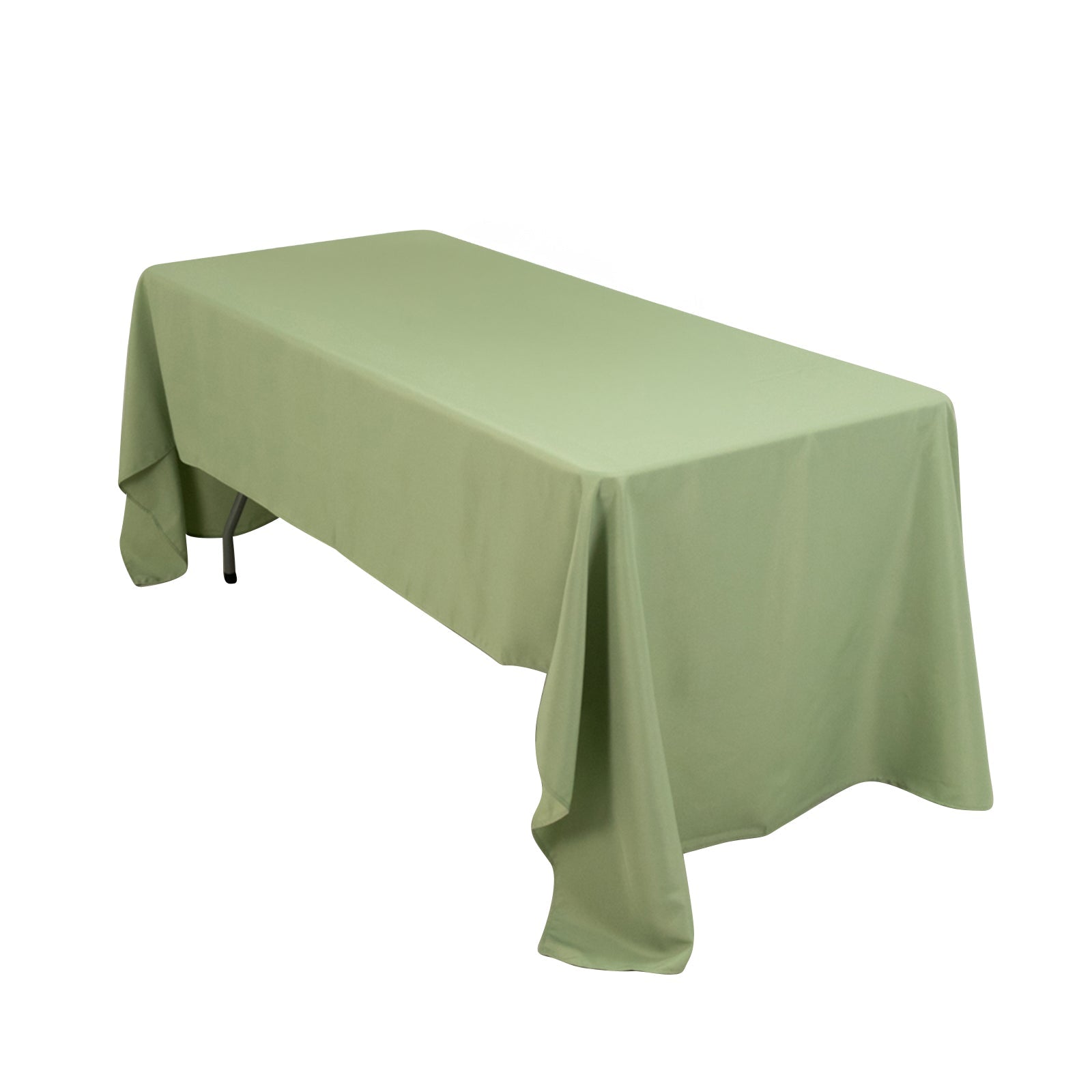 Hot! Sage Green 60x126 Polyester Rectangle Tablecloth - 220GSM Stain-Resistant