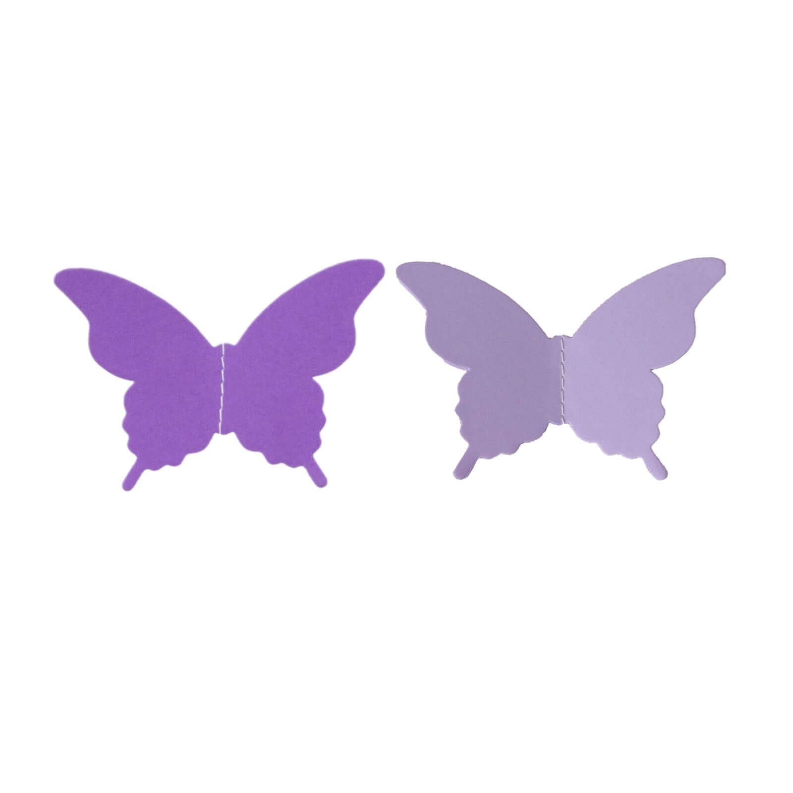 Hot Deal! 2-Pack 9ft Purple 3D Paper Butterfly Hanging Garland for Parties