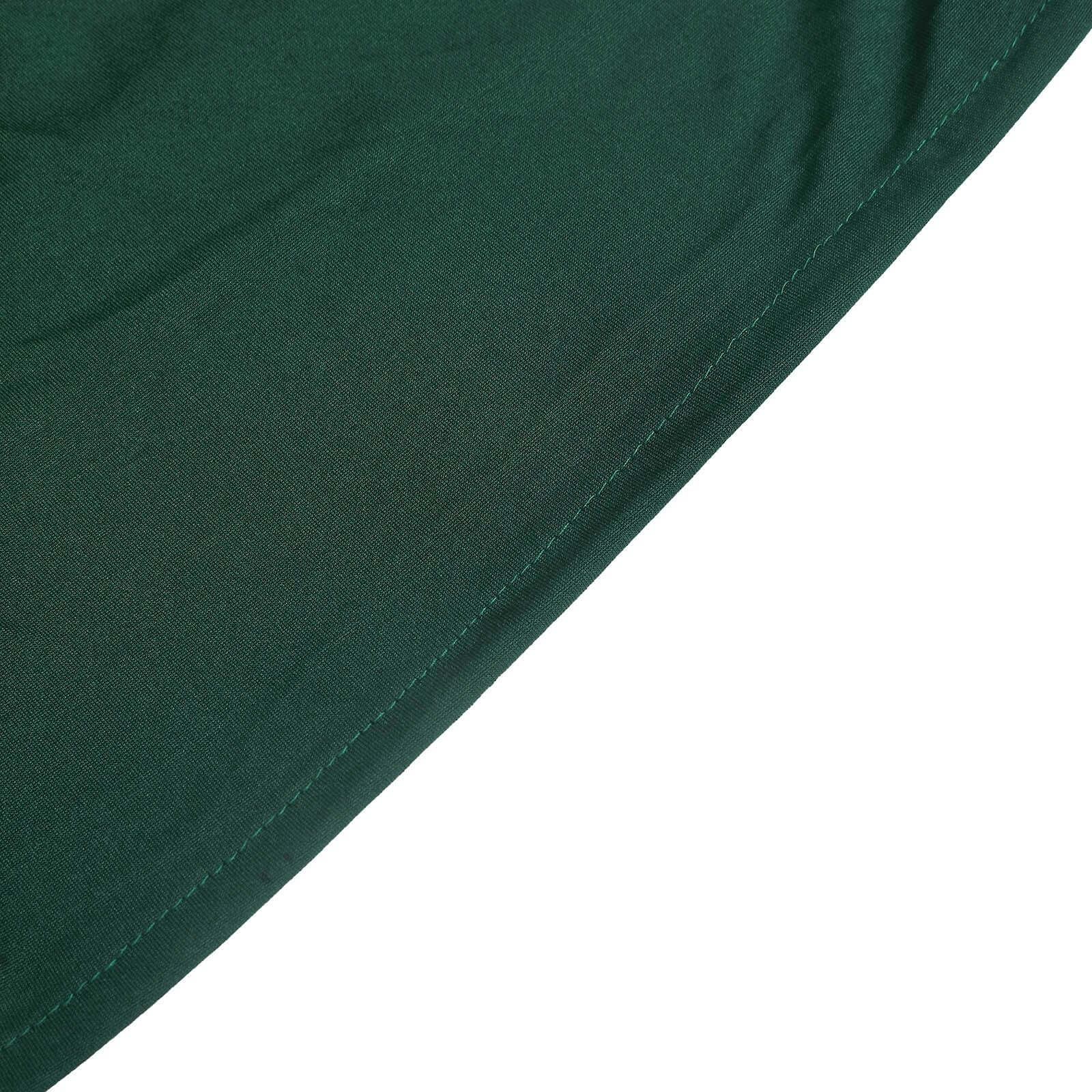 7ft Matte Hunter Emerald Green Spandex Fitted Backdrop Stand Cover for Round Top Wedding Arch - Ideal Decor