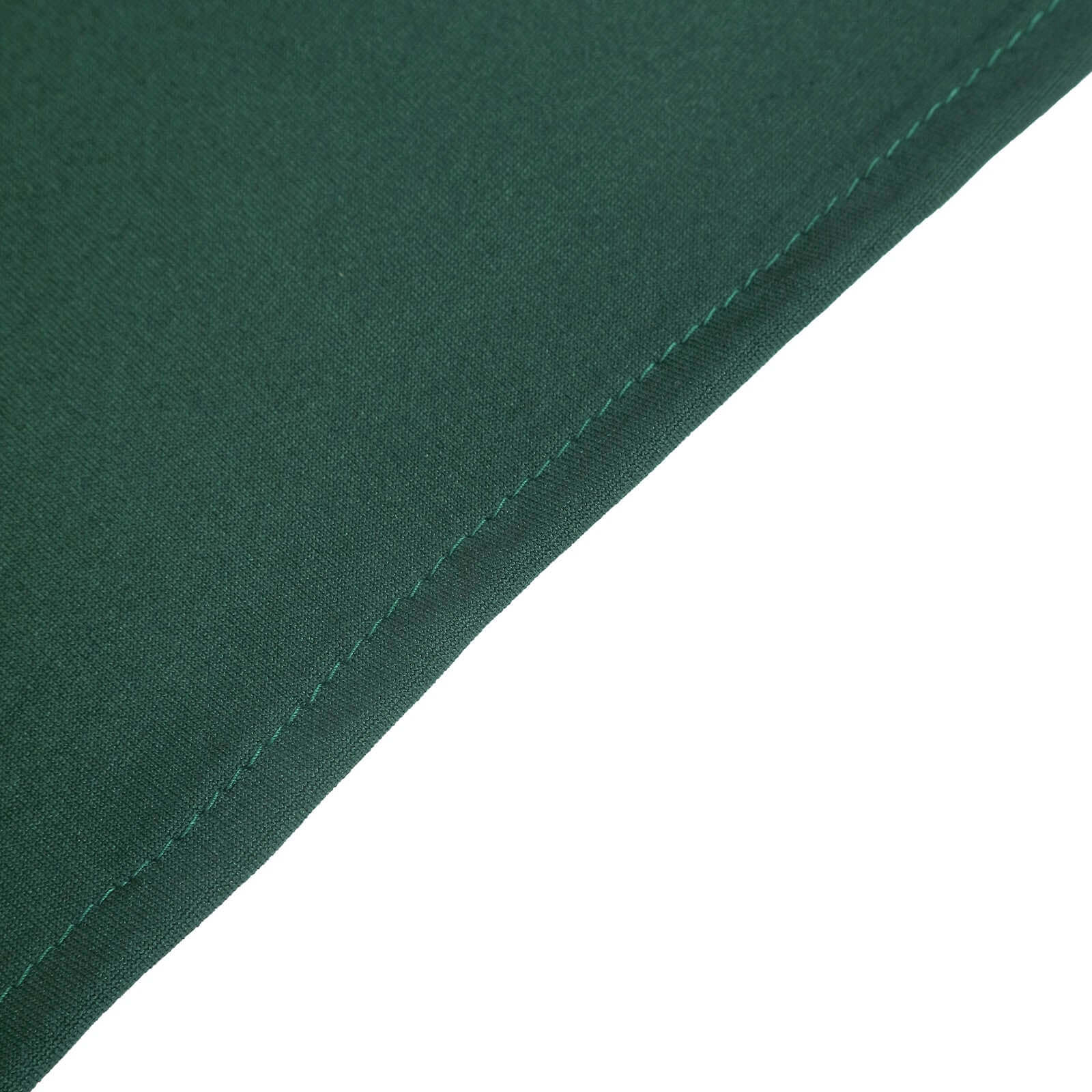 Custom Fitted 7ft Matte Hunter Emerald Green Spandex Half Moon Chiara Wedding Arch Backdrop Cover