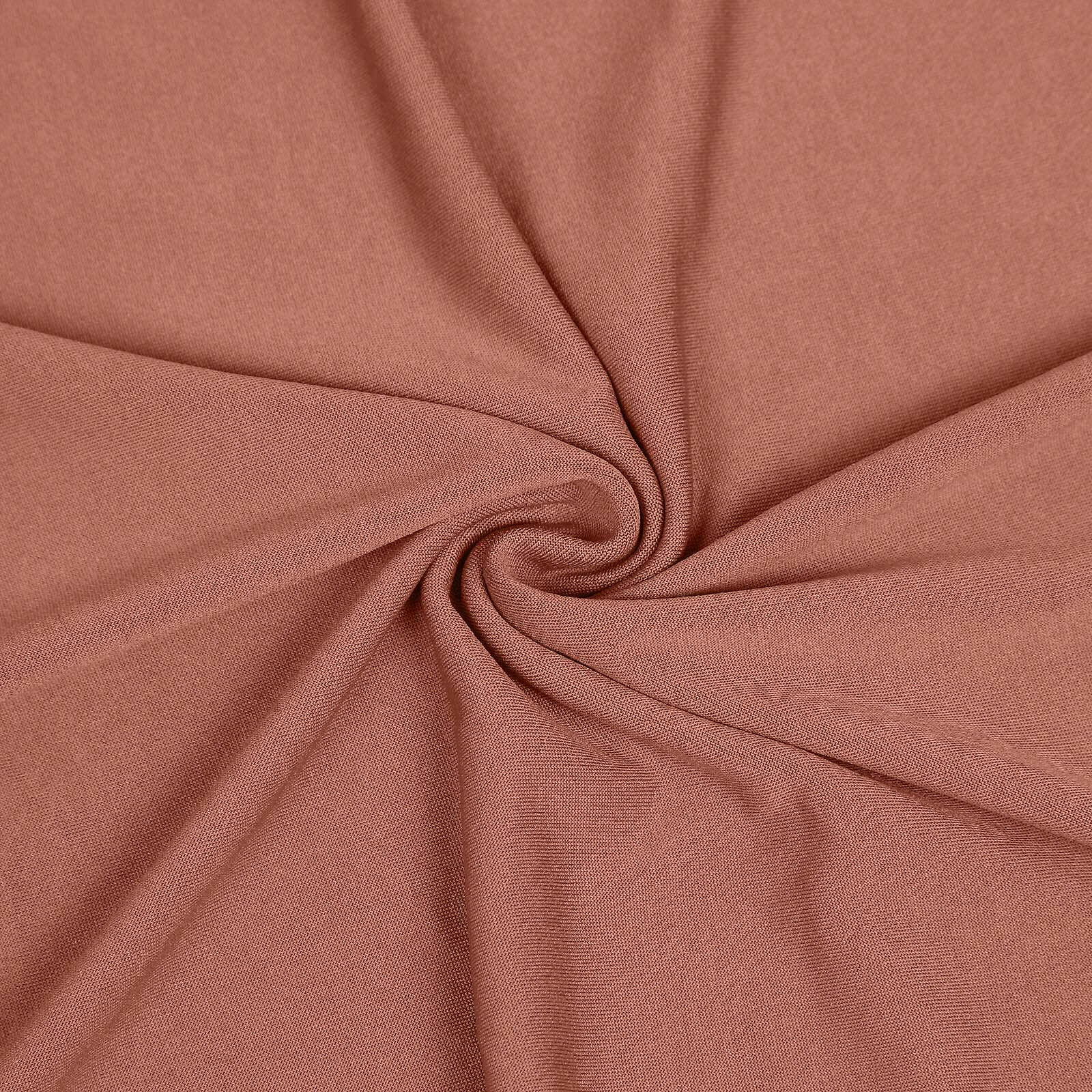 7.5ft Terracotta (Rust) Round Spandex Party Backdrop Stand Cover - Ideal for Events