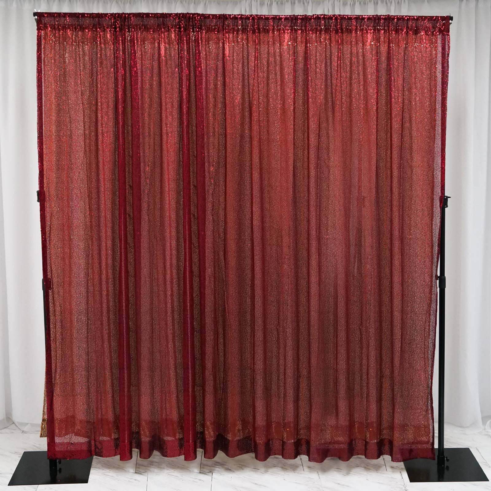 10ft DIY Adjustable Triple Crossbar Kit with Mounting Brackets for Backdrop Stands - Ideal for Studio Use