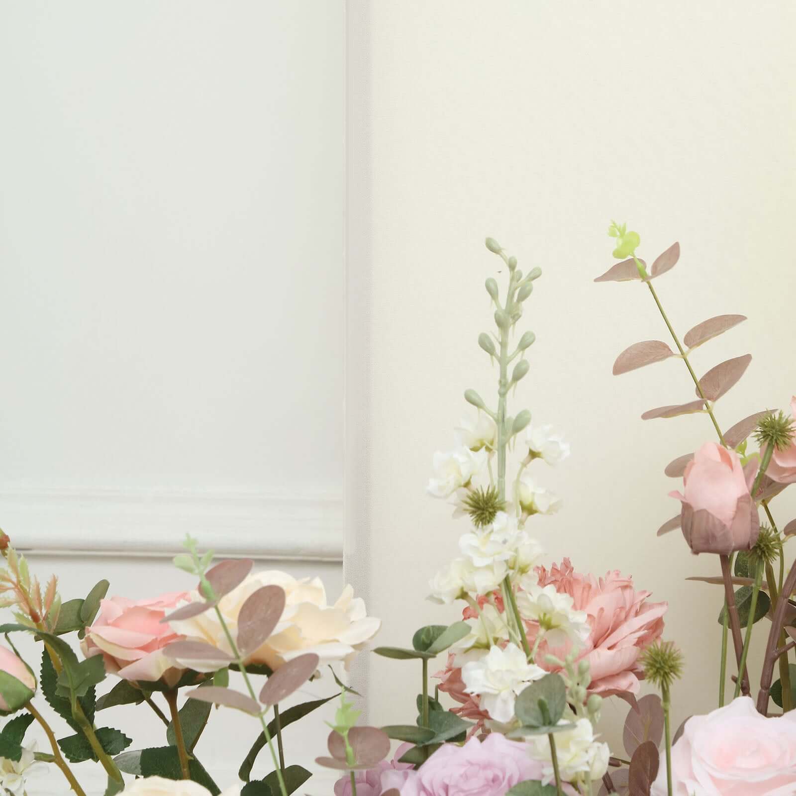 Special Offer! Set of 4 Custom - Fitted Matte Ivory Spandex Half - Moon Wedding Arch Backdrop Covers in Various Sizes