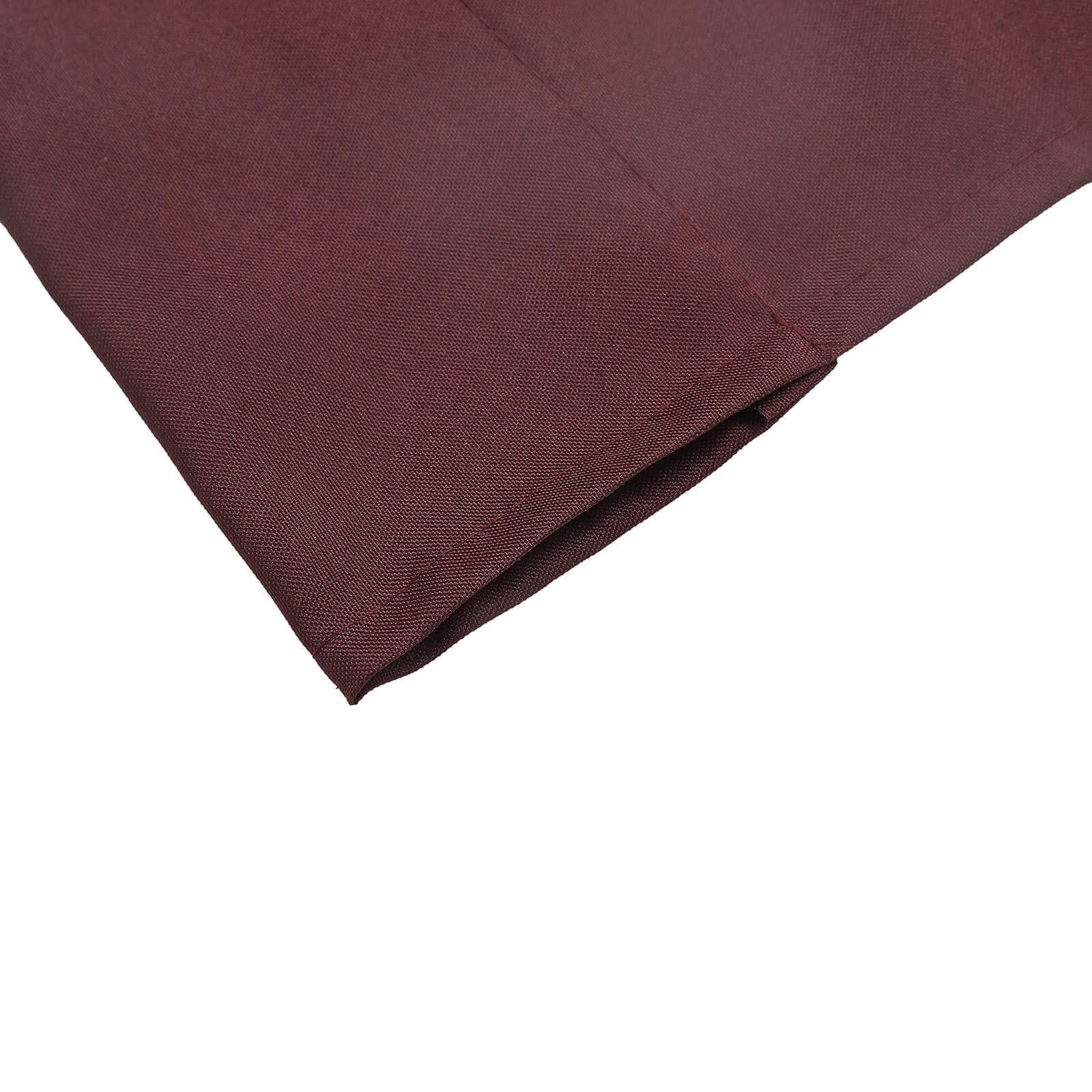Special Offer! 2-Pack Burgundy Polyester Event Backdrop Curtains, 10ft x 8ft with Rod Pockets, 130 GSM