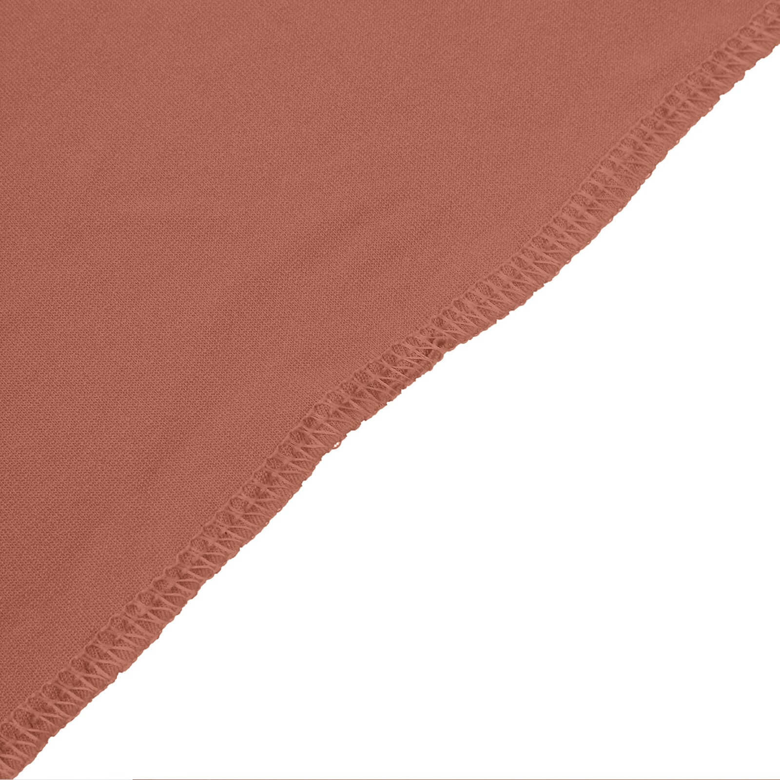 7.5ft Terracotta (Rust) Round Spandex Party Backdrop Stand Cover - Ideal for Events