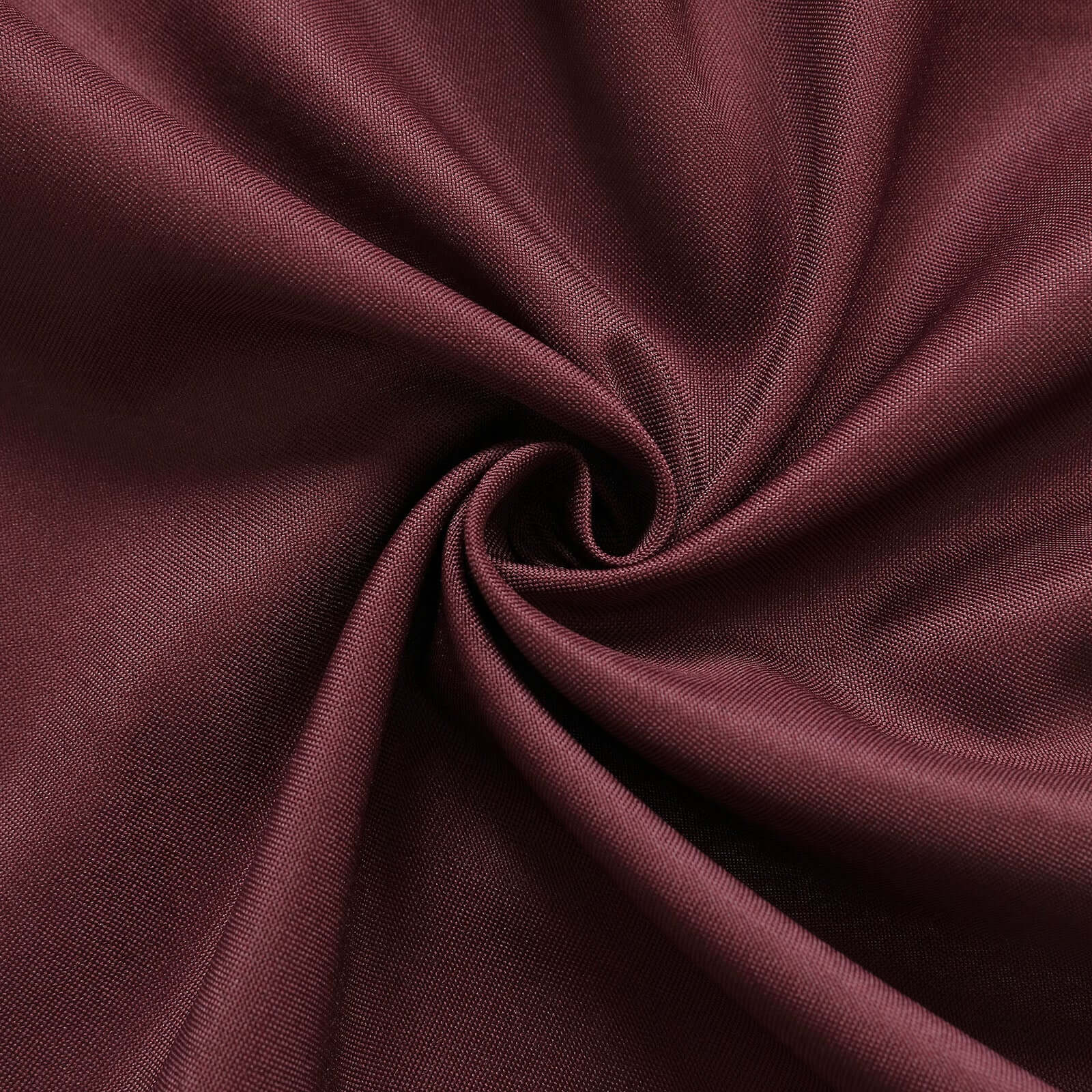 Special Offer! 2-Pack Burgundy Polyester Event Backdrop Curtains, 10ft x 8ft with Rod Pockets, 130 GSM