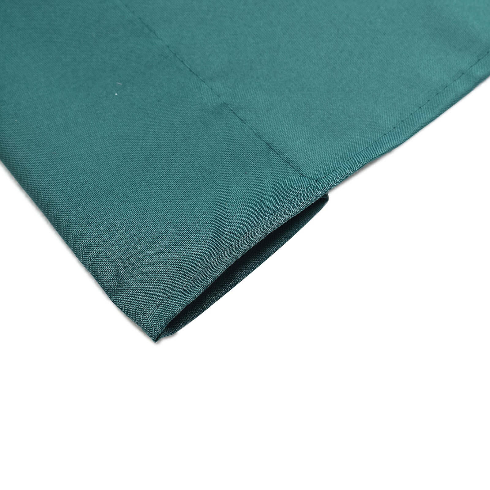 2-Pack 10ftx8ft Peacock Teal Polyester Event Drapes with Rod Pockets, 130 GSM