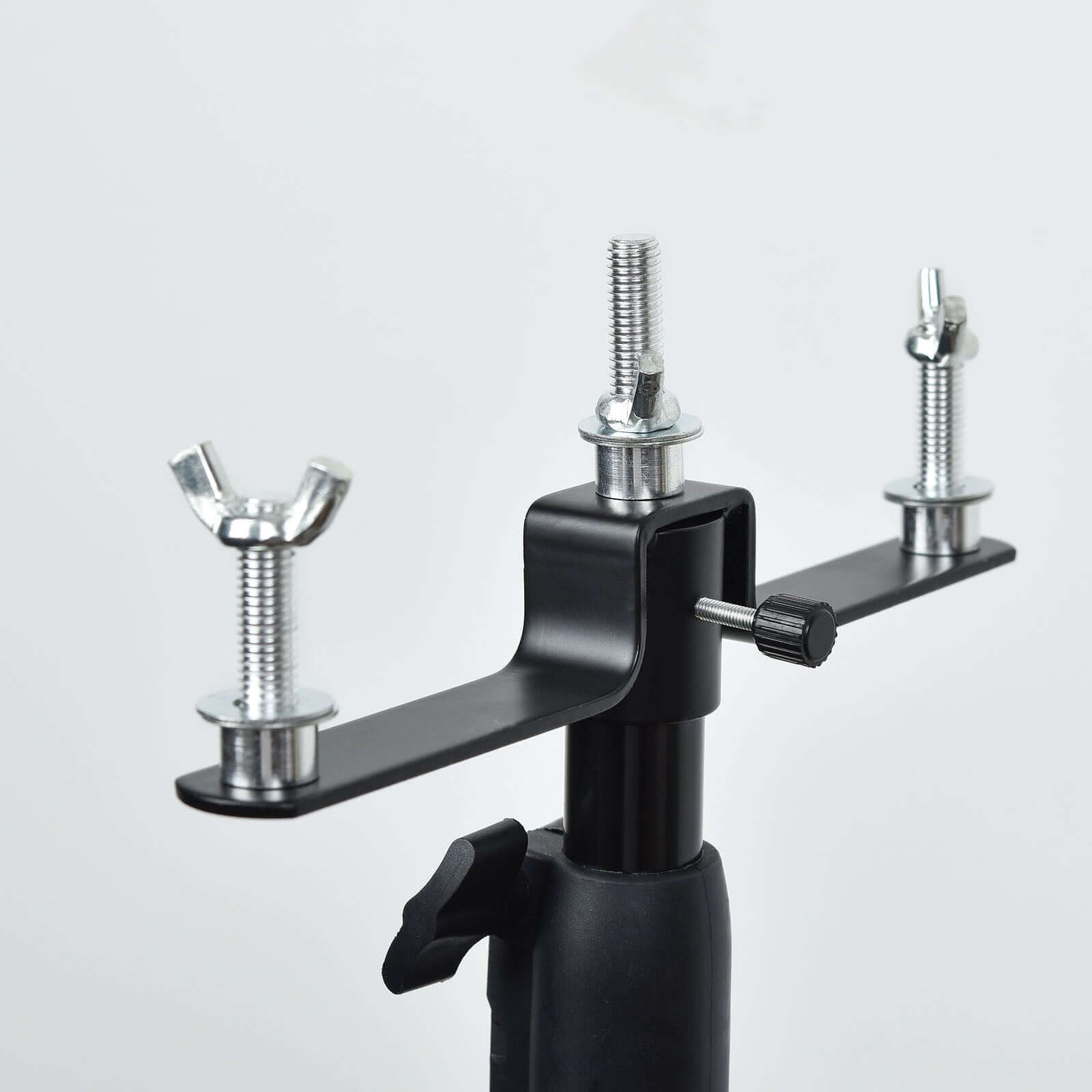 10ft DIY Adjustable Triple Crossbar Kit with Mounting Brackets for Backdrop Stands - Ideal for Studio Use