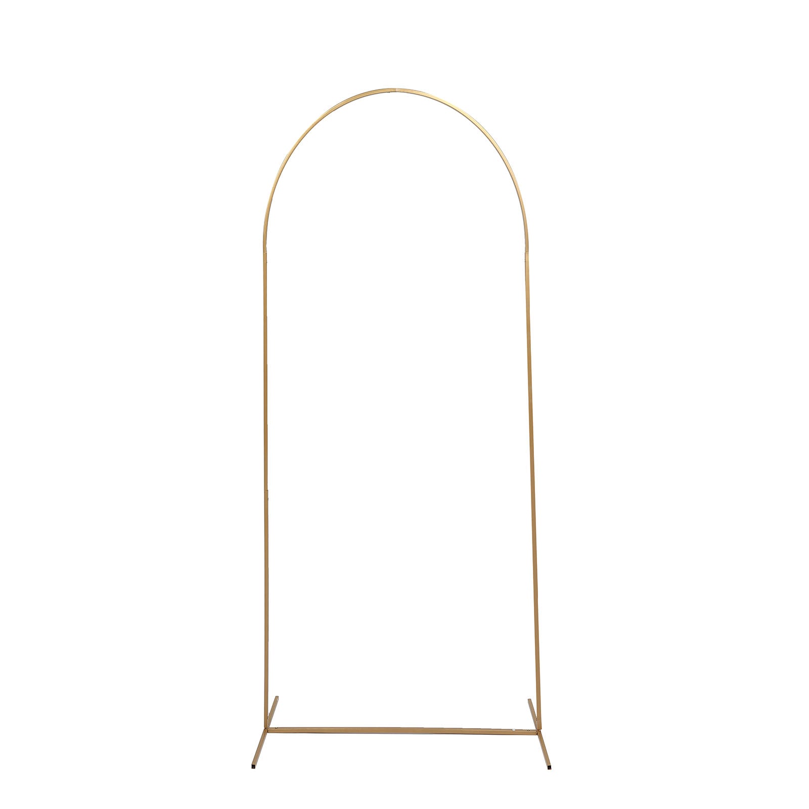 5ft Gold Metal Wedding Arch - Chiara Floral Display Frame with Round Top (Great Deal!)