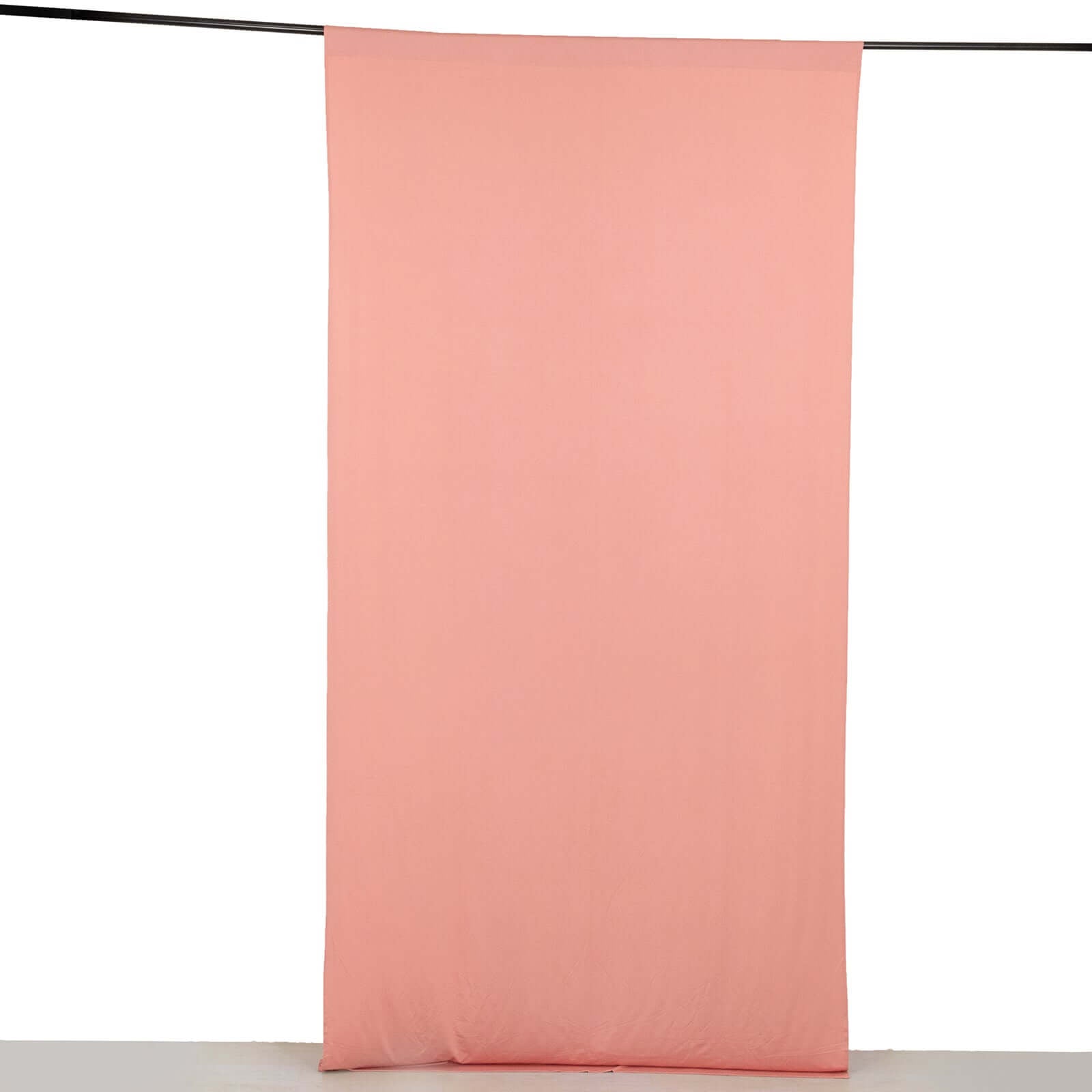 Hot! Dusty Rose 5ftx10ft Wrinkle-Free 4-Way Stretch Spandex Event Curtain with Rod Pockets