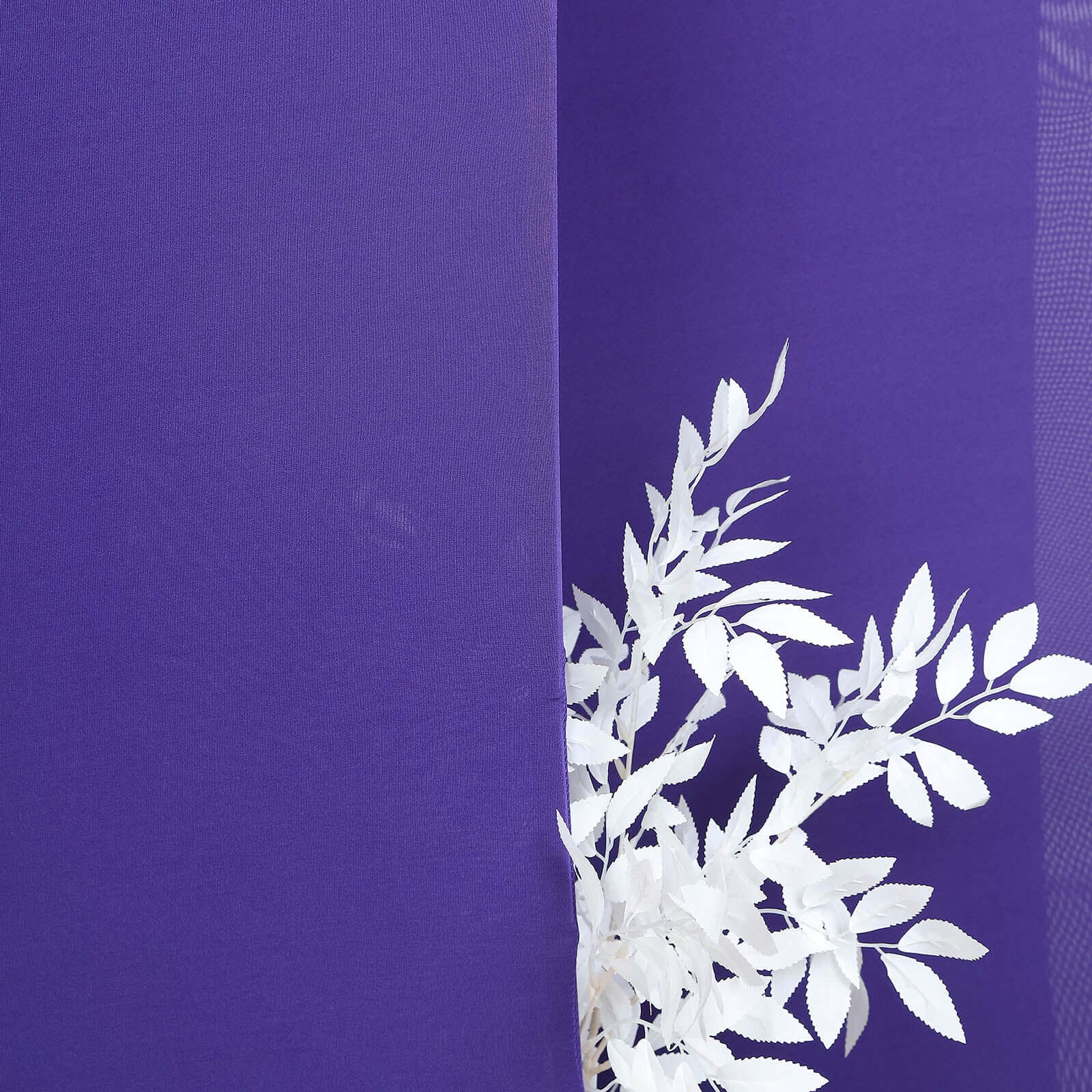 Hot! 3-Piece Matte Purple Spandex Fitted Covers for Round Top Chiara Wedding Arch (5ft, 6ft, 7ft)