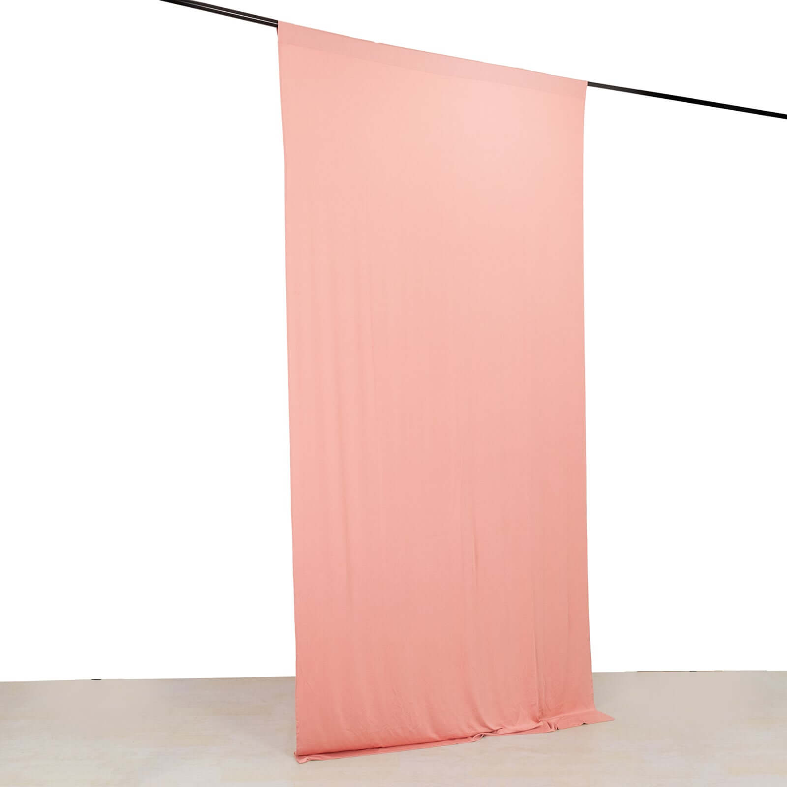 Hot! Dusty Rose 5ftx10ft Wrinkle-Free 4-Way Stretch Spandex Event Curtain with Rod Pockets