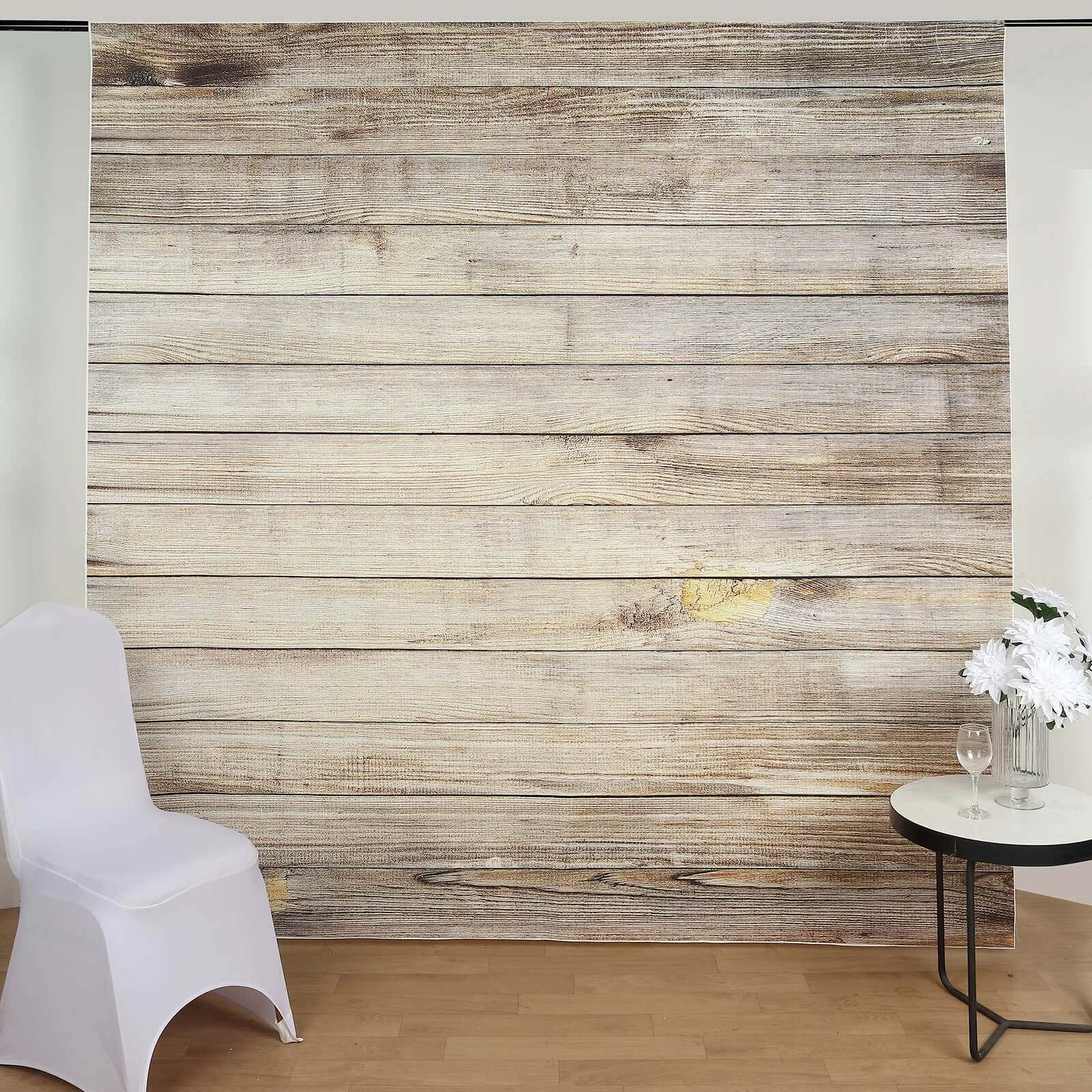 Get This 8ftx8ft Natural Vintage Wood Print Vinyl Photography Backdrop for Your Next Shoot
