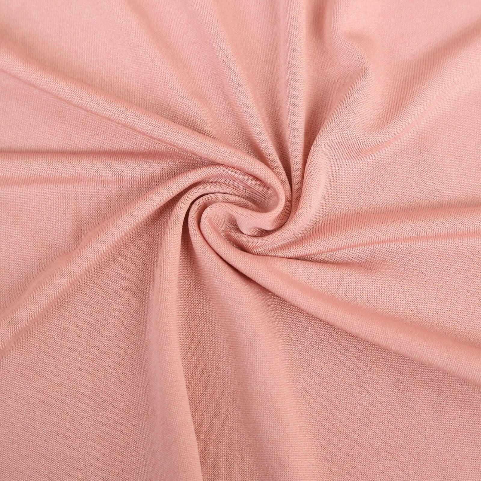 Customizable Set of 4 Dusty Rose Spandex Half - Moon Wedding Arch Backdrop Covers in Various Sizes