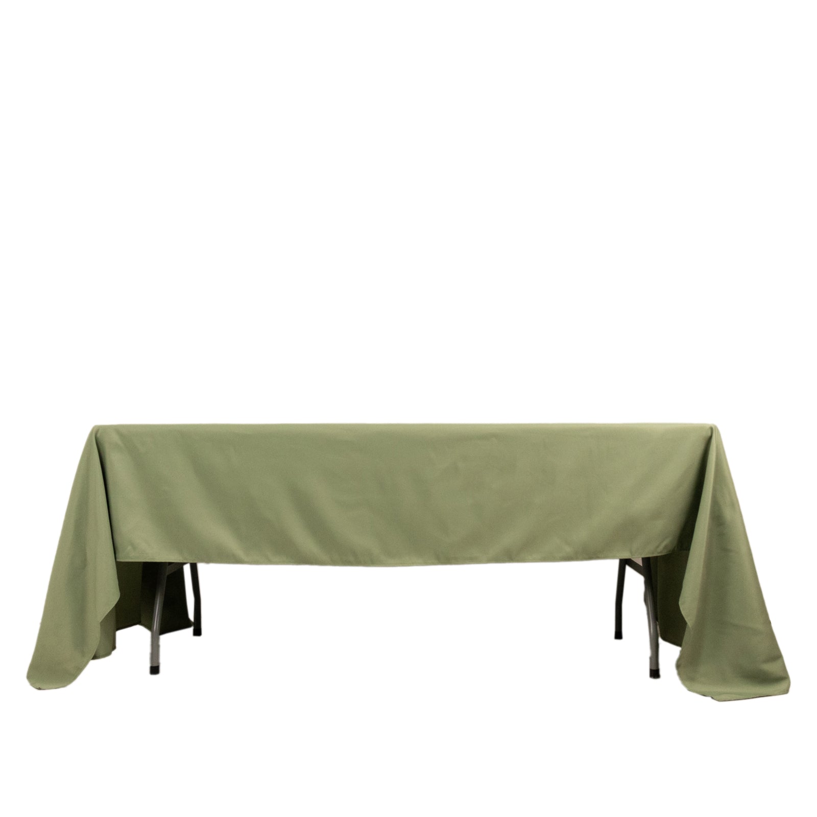 Exclusive 60x126 Dusty Sage Green Polyester Rectangle Tablecloth - Stain-Resistant 220GSM