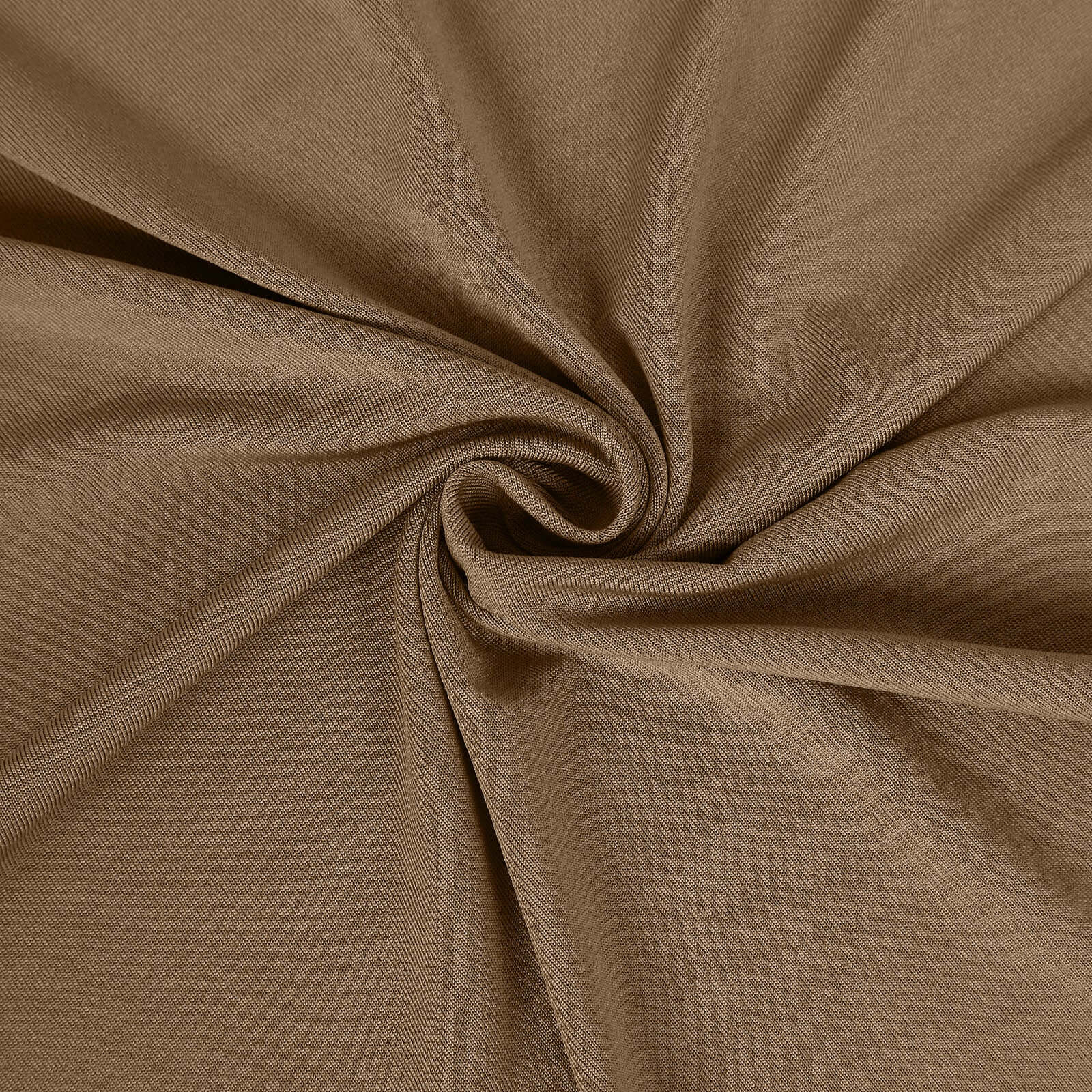 7.5ft Taupe Double-Sided Spandex Fit Cover for Party Backdrop Stand